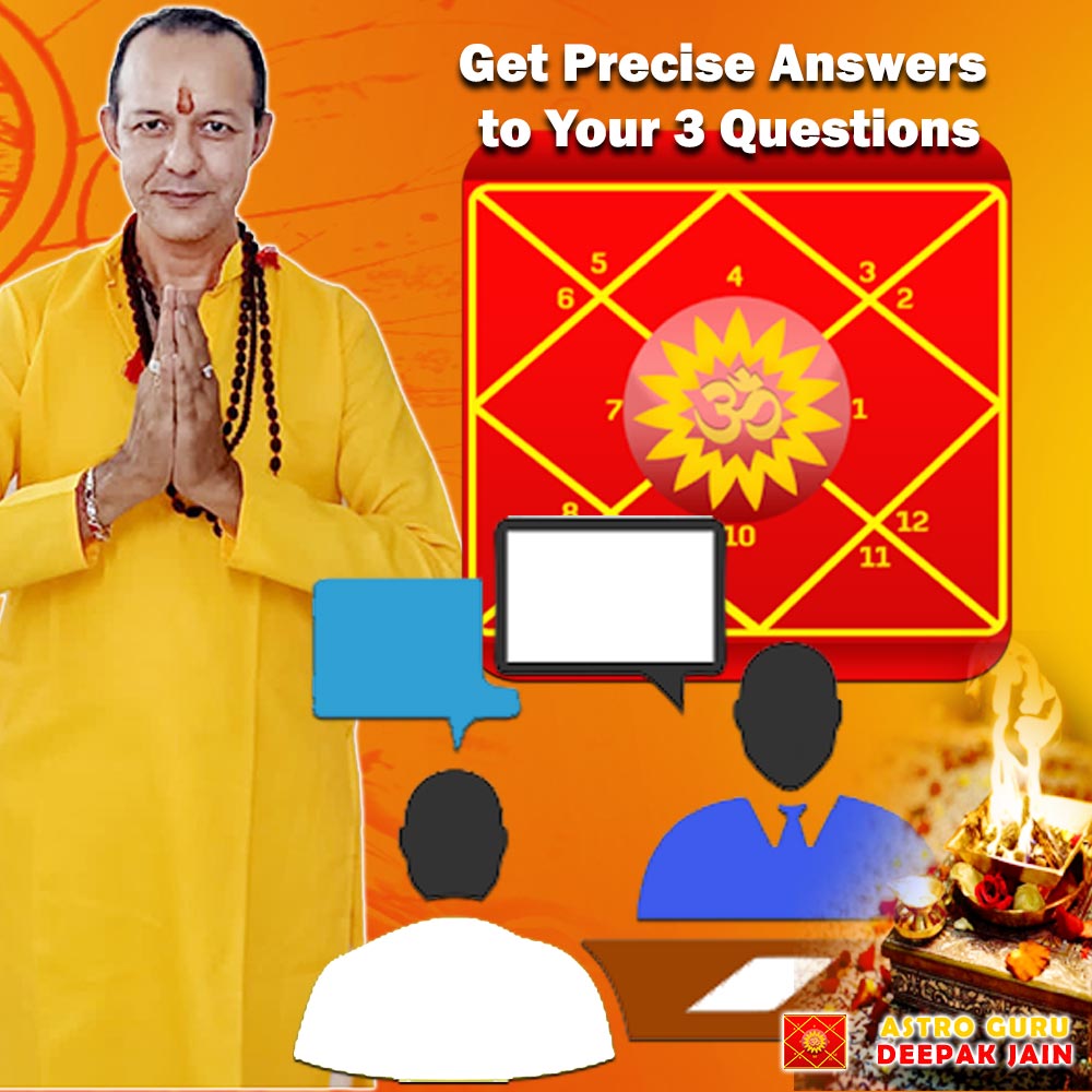 Get Precise Answers to Your 3 Astrological Questions by the Best Astrologer - Budget Astrology Consultation